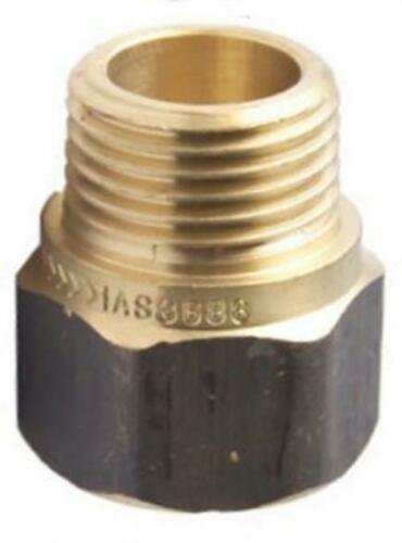 Brass Adaptor 3/8" x 1/2" Female BSP x Male BSP (10 x 15mm)
