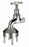 1/2" (15mm) Hose Tap Shrouded Chrome Plated Watermarked