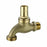 1/2" (15mm) Hose Tap Vandal Proof Brass Flat Watermarked