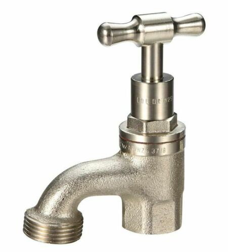 1/2" (15mm) Hose Tap Standpipe Nickel Plated Watermarked