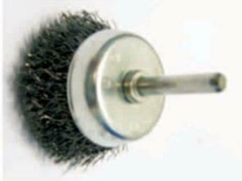 Cup Brush Crimped Wire 75mm x 6mm Shaft Wire Wheels and Brushes