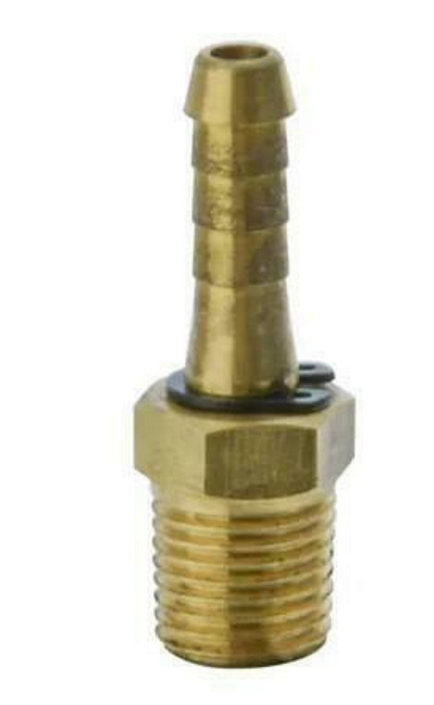 Swivel Brass Male 3/8" (10mm) BSP Hose Tail x 3/8" Hose Barb