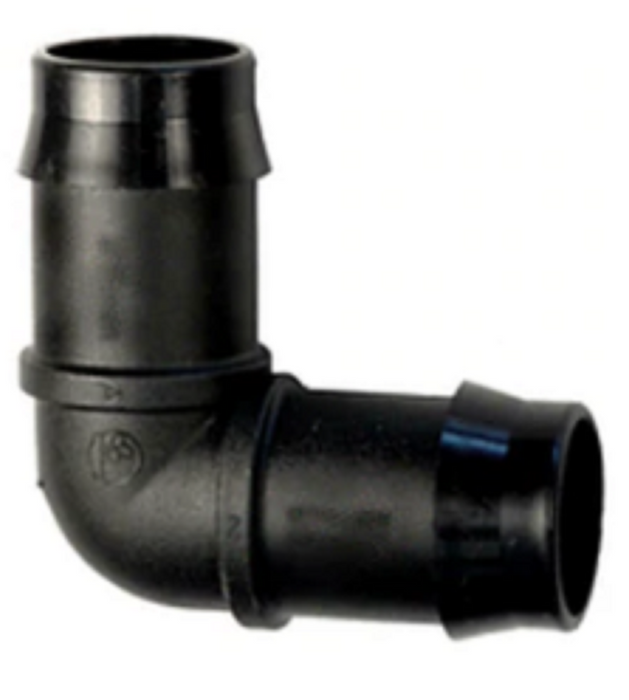 13mm Poly Pipe Fittings Elbow - Pack of 25